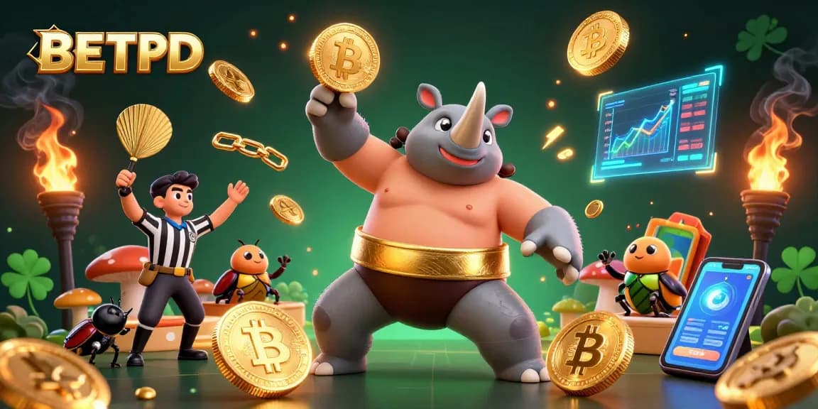 BETBD engages players with a vibrant 3D casino atmosphere featuring dynamic characters and crypto elements.