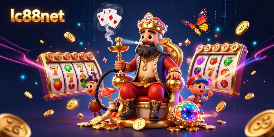 Experience thrilling gameplay at lc88net with dynamic slot reels and vibrant casino elements featured.