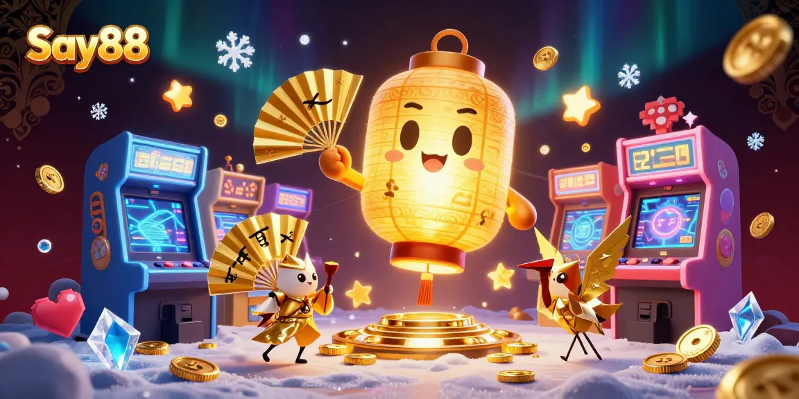 Shoot for jackpots at Say88's vibrant night market casino featuring captivating gaming elements.