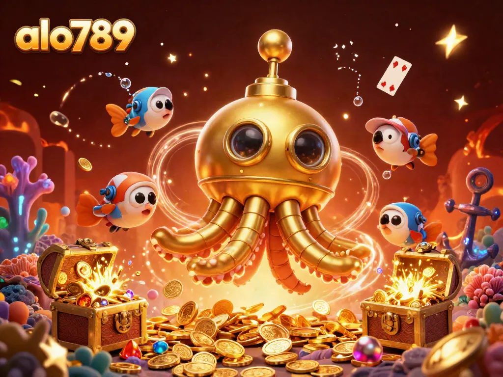 Experience thrilling wins at alo789 with a vibrant underwater adventure in a casino scene.