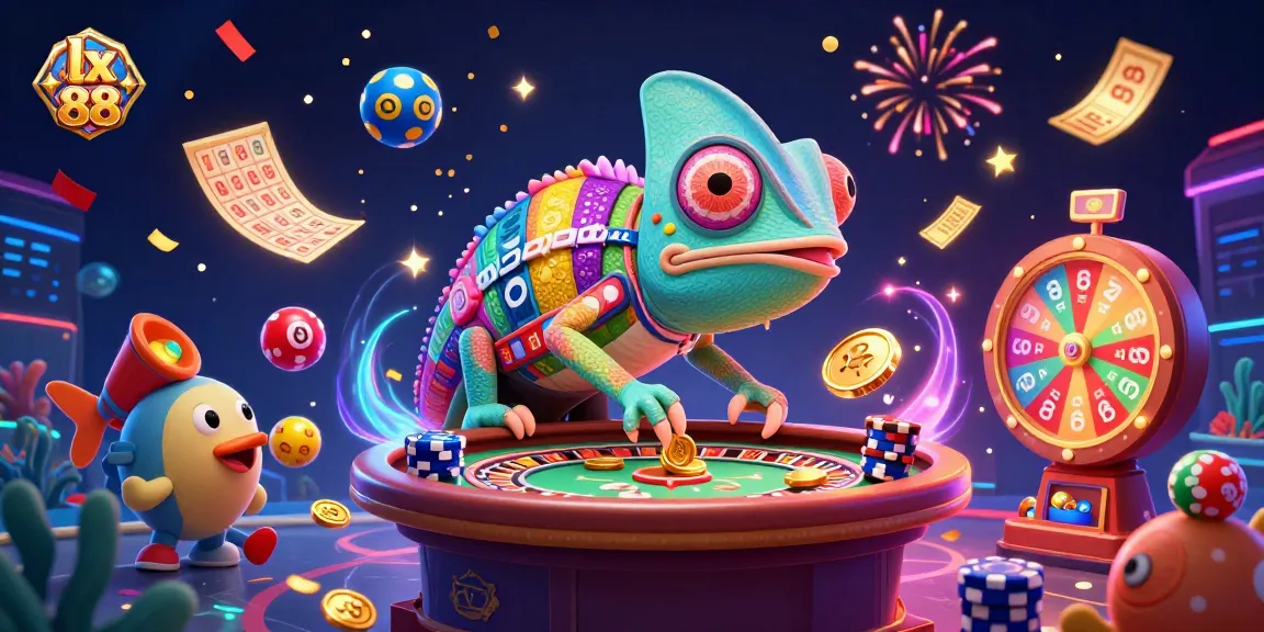 Experience the thrill of lx 88 with a vibrant chameleon casino owner and dynamic game elements.